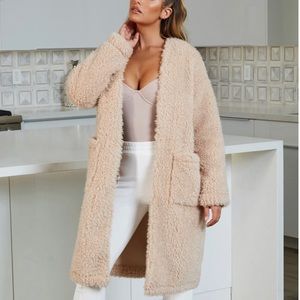 Faux shearling coat OhPolly